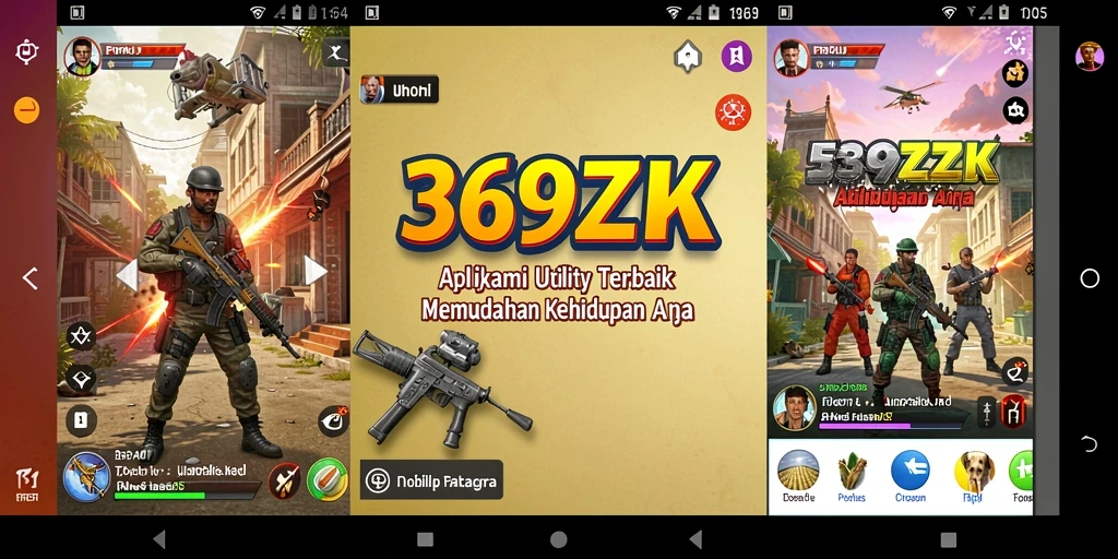 Tampilan antarmuka aplikasi 369ZK yang modern dan intuitif.