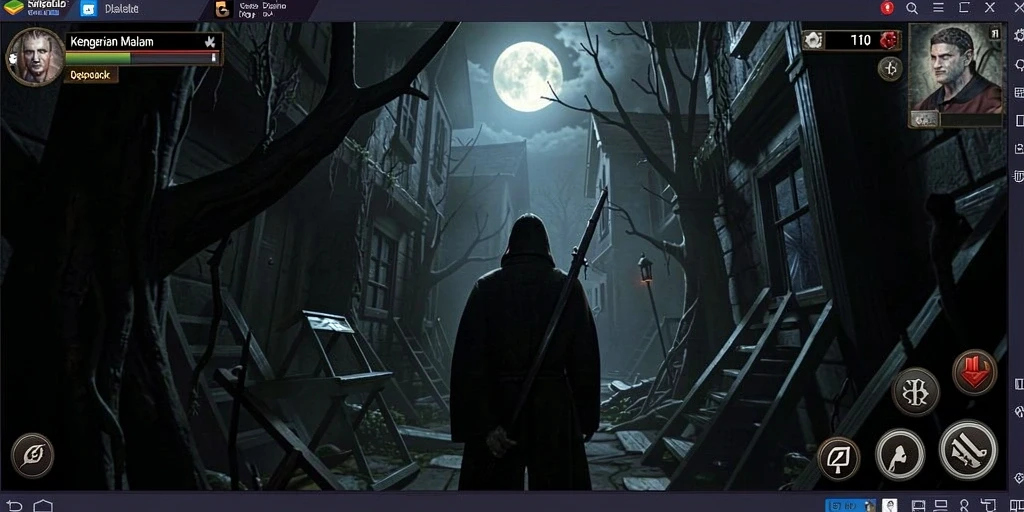 Tampilan menakutkan dari gameplay 8II yang mendebarkan.