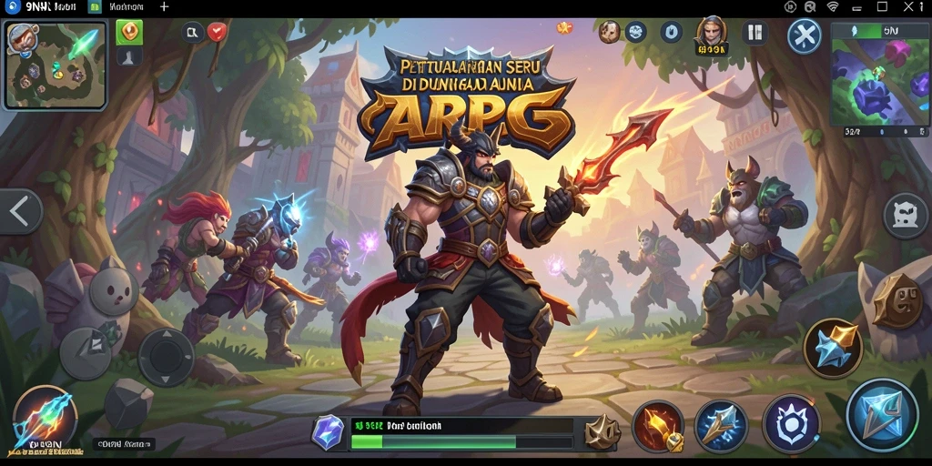 Screenshot utama <strong>9N9N</strong> menampilkan aksi seru dalam dunia ARPG.