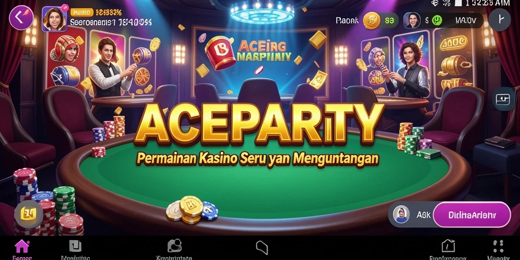 Screenshot gameplay ACEPARTY yang menarik dan seru.