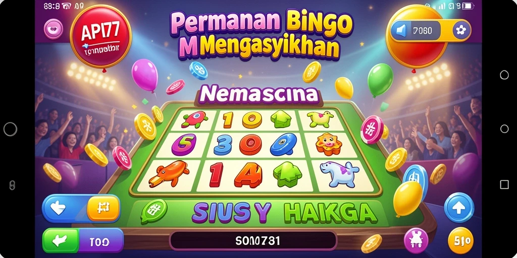 Tampilan gameplay API77 dengan suasana Bingo yang seru.
