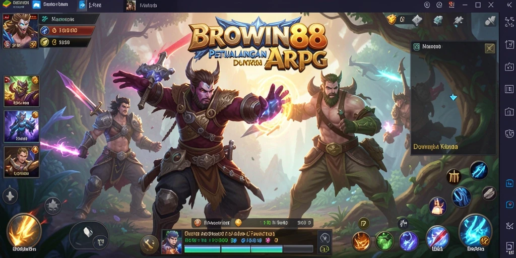 Tampilan gameplay BROWIN88 yang menarik dalam dunia ARPG.