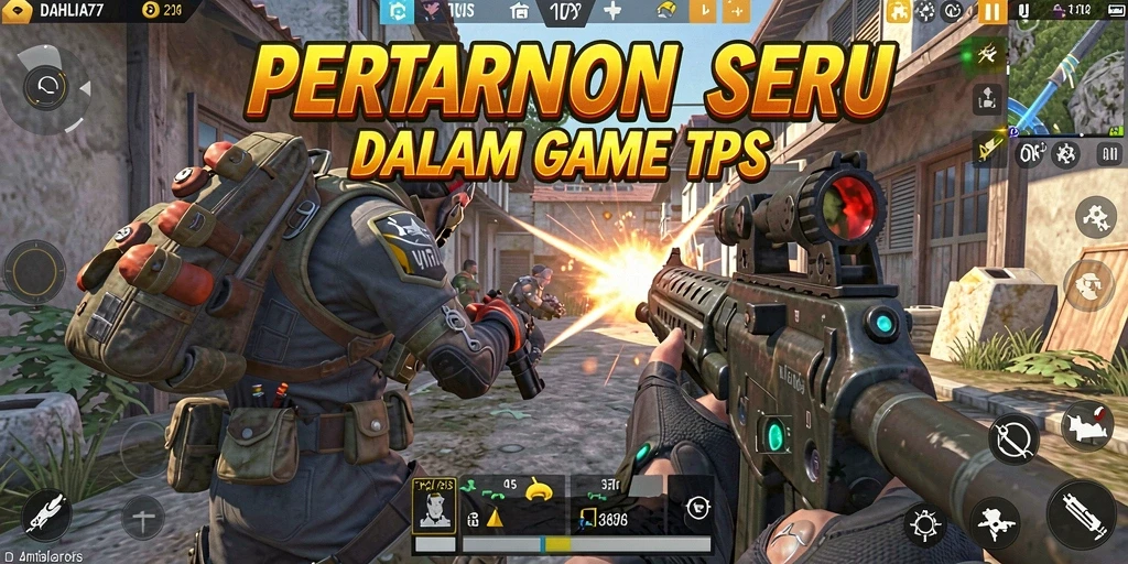 Screenshot gameplay DAHLIA77 dengan aksi seru di battlefield.