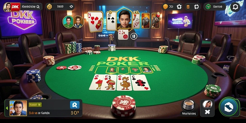 Tampilan gameplay DKK yang penuh aksi dan seru.