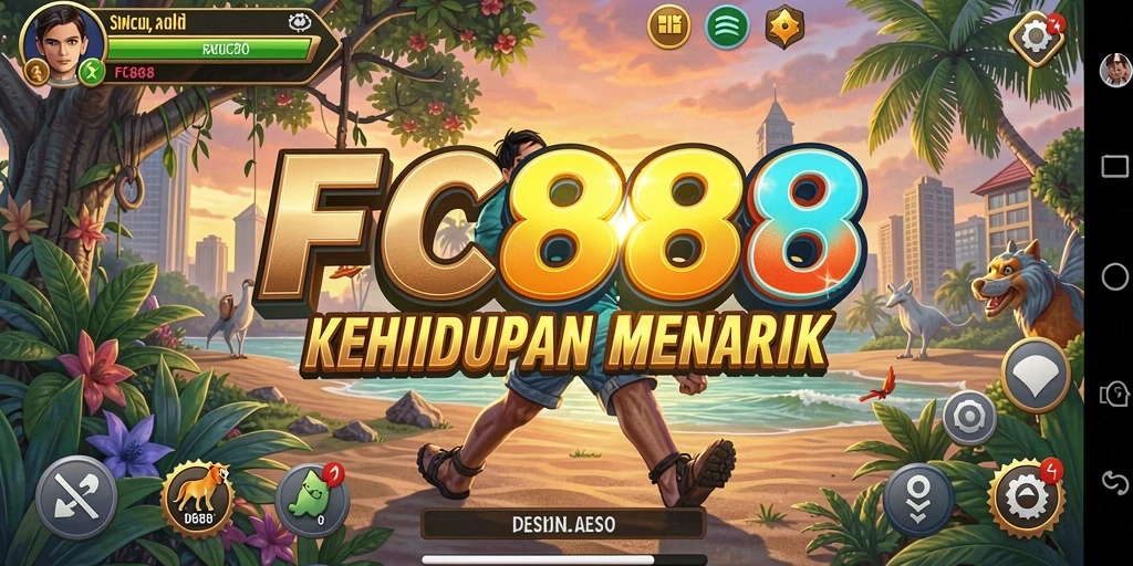 Tampilan gameplay menarik dan dinamis dalam FC888.