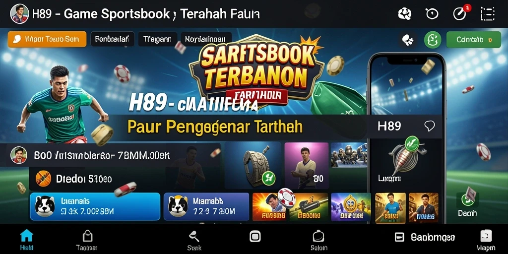 Tampilan screenshot utama H89 yang menunjukkan pengalaman taruhan yang seru.