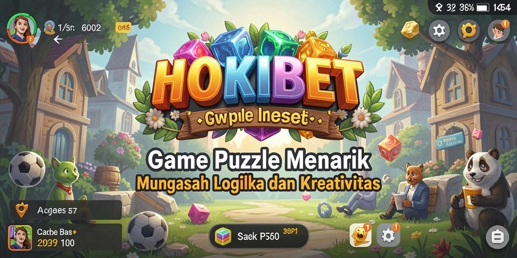Tangkapan layar gameplay HOKIBET menampilkan berbagai jenis teka-teki menarik.