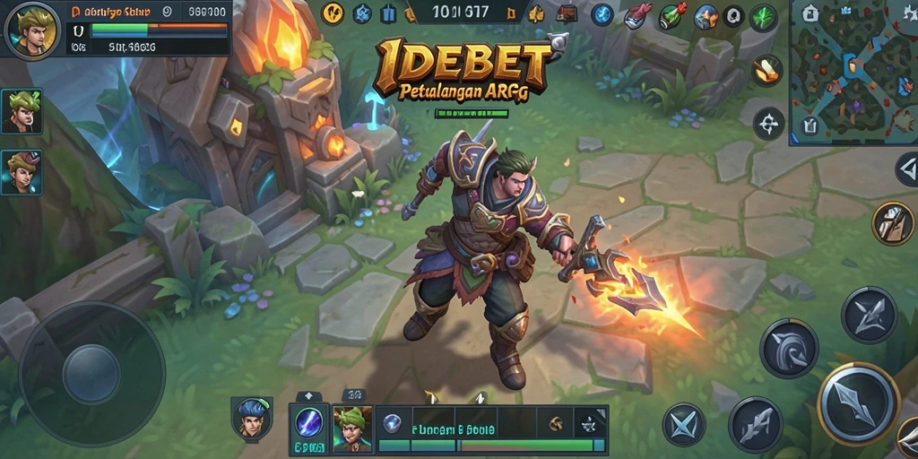 Tampilan gameplay seru dalam dunia fantasi ARPG IDEBET.