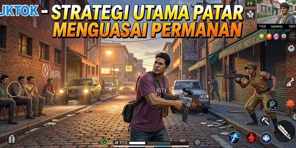 Screenshot utama JKTOK menampilkan aksi strategis yang mendebarkan.