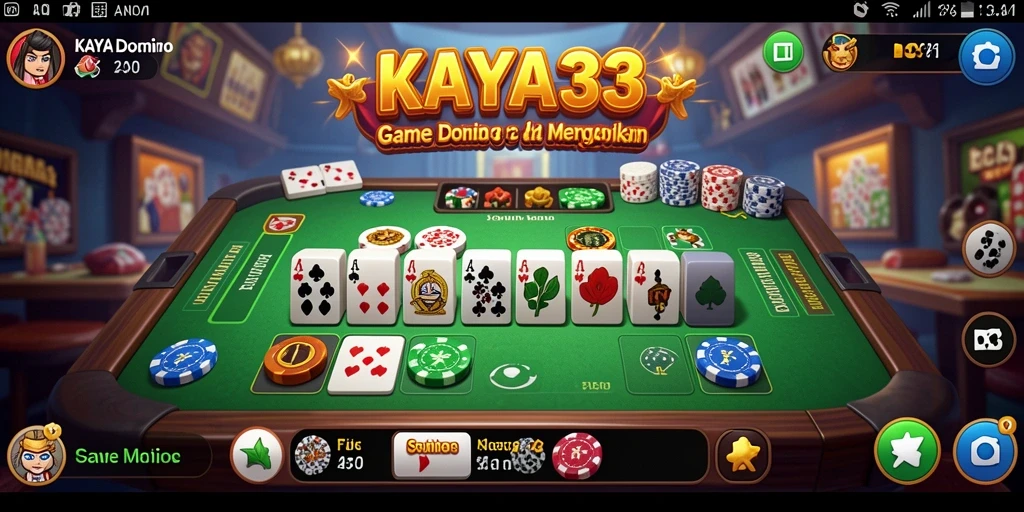 Gameplay seru KAYA33 yang menghadirkan Domino penuh aksi.