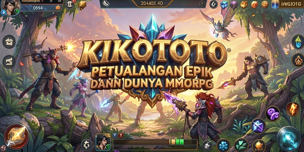 Tampak aksi seru dalam gameplay MMORPG KIKOTOTO.