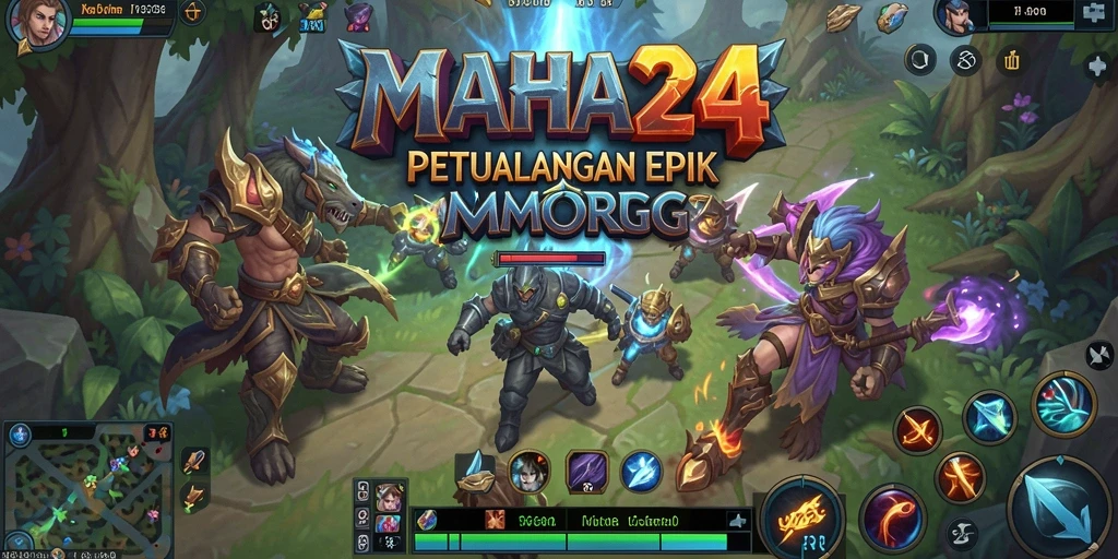 Screenshot gameplay MAHA24 menampilkan petualangan seru di dunia MMORPG.