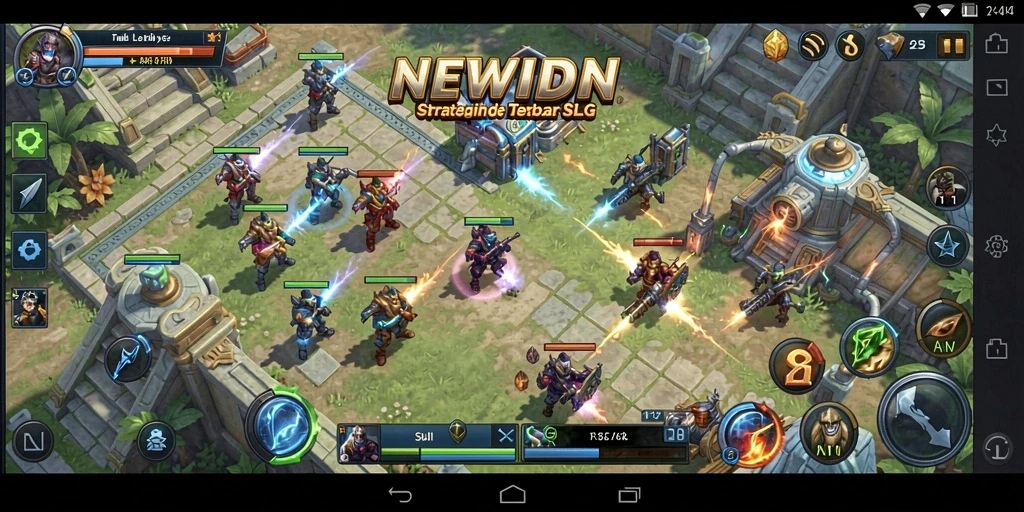 Tampilan gameplay menarik dari NEWIDN dengan strategi mendalam.