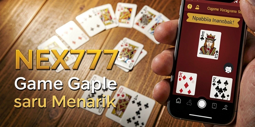 Tampilan screenshot NEX777 menampilkan gameplay Gaple yang seru.