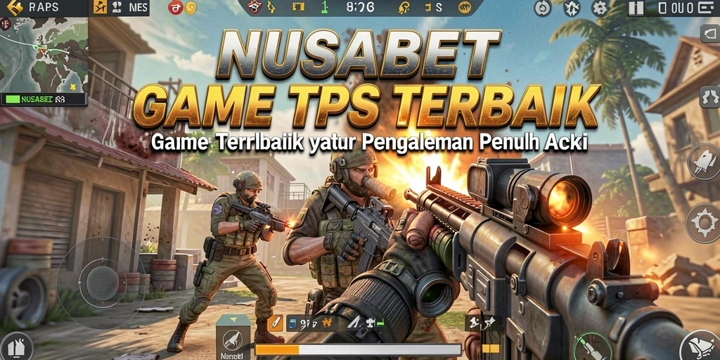 Tampilan gameplay NUSABET dengan aksi TPS yang mendebarkan.