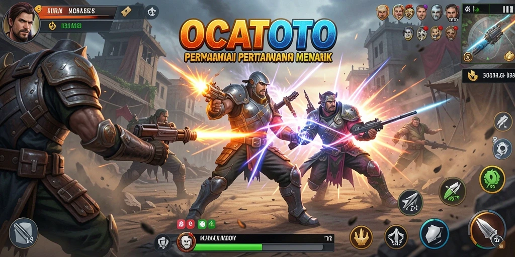 Menampilkan gameplay seru dan strategi tatap muka di OCATOTO.