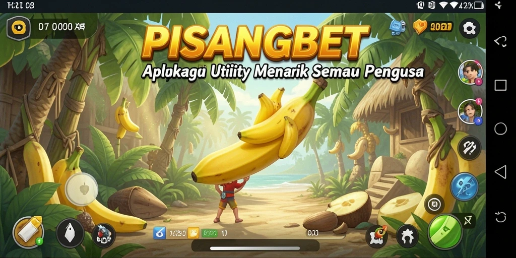 Tampilan antarmuka PISANGBET yang modern dan user-friendly.
