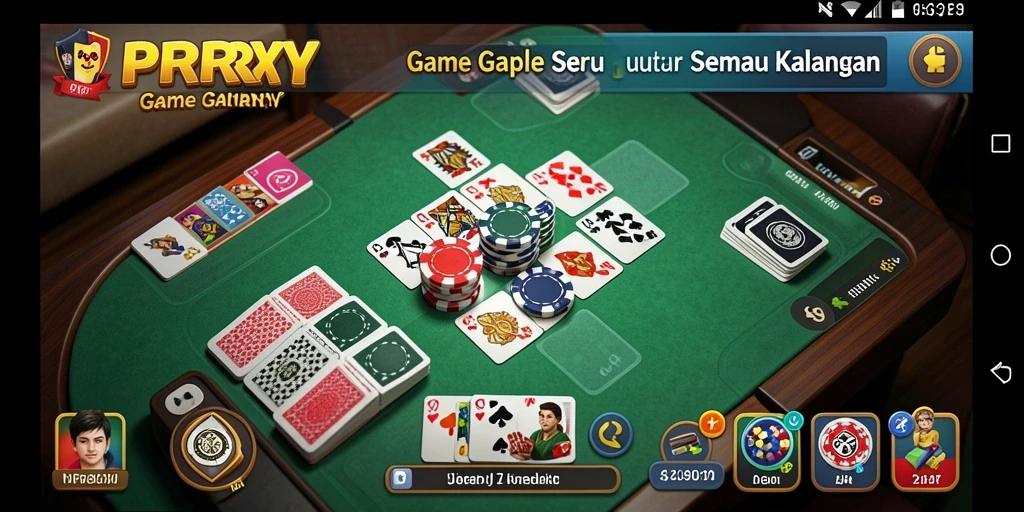 Tampilan gameplay seru dari PPRRYY saat bermain Gaple.