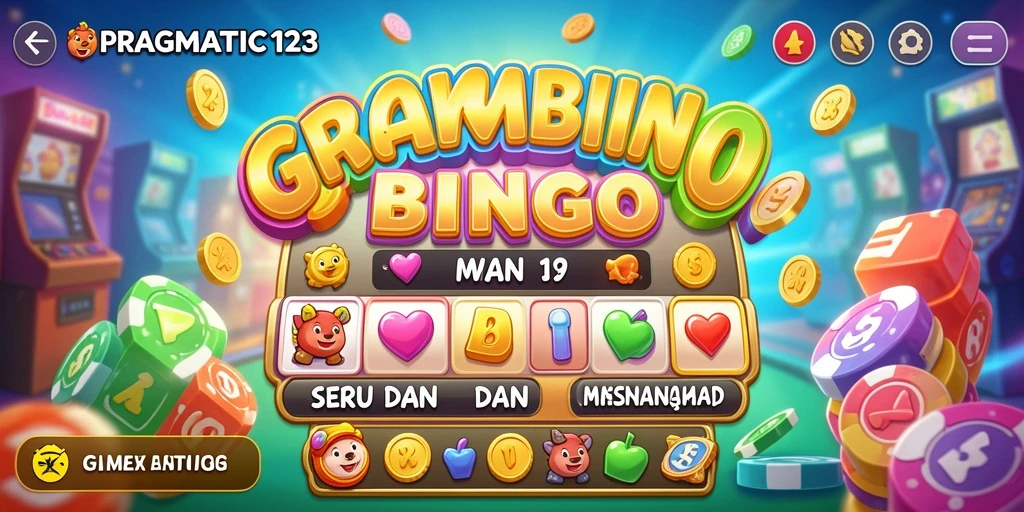 Tampilan gameplay seru dari PRAGMATIC123 dengan Bingo yang menarik.