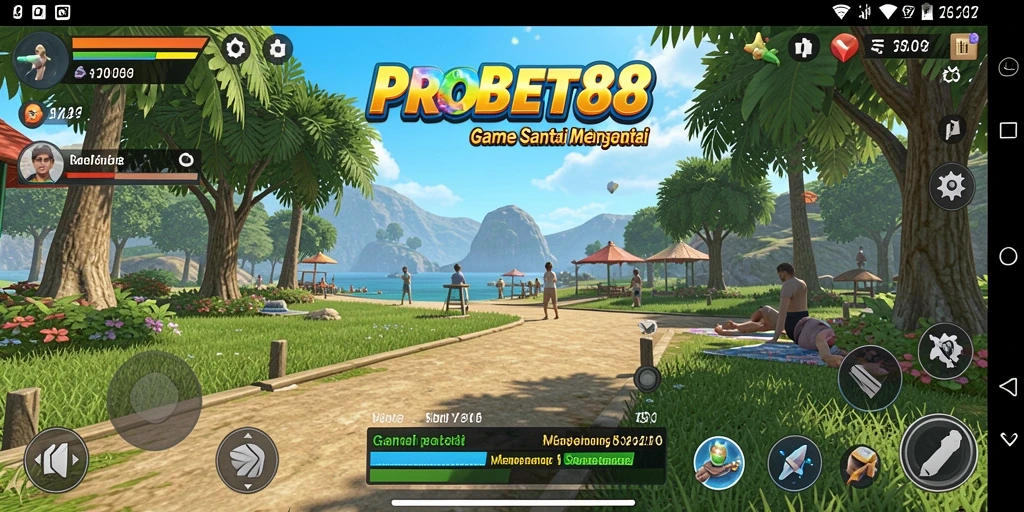 Screenshot gameplay PROBET88 yang menarik dan penuh warna.