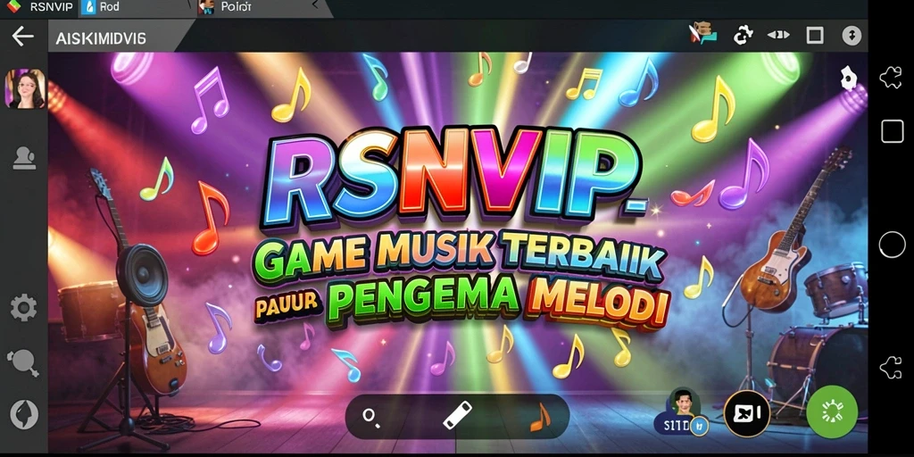 Tampilan menarik dari gameplay <strong>RSNVIP</strong> dengan berbagai pilihan musik.