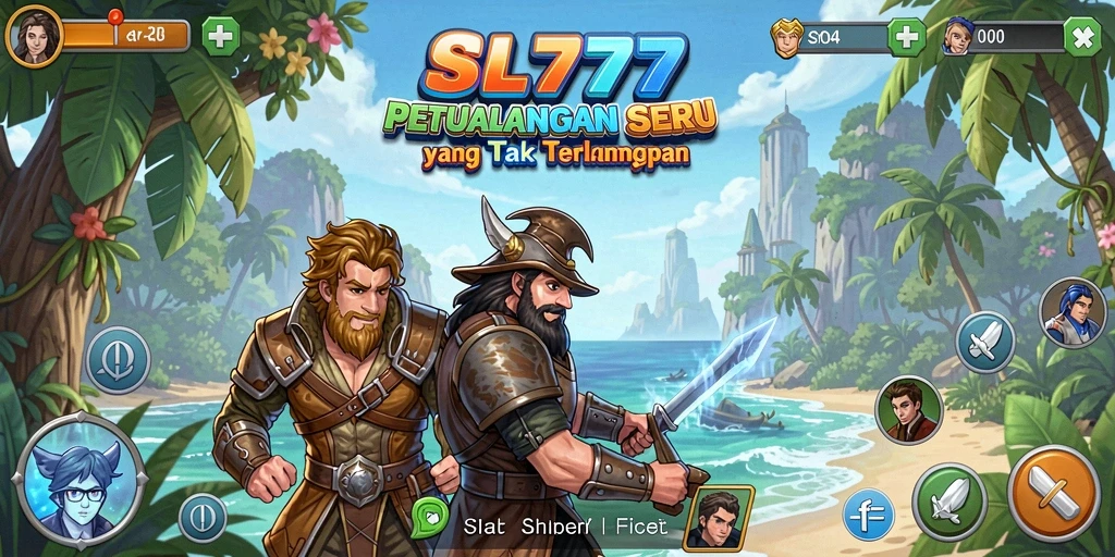 Screenshot utama SL777 menampilkan gameplay petualangan yang menegangkan.