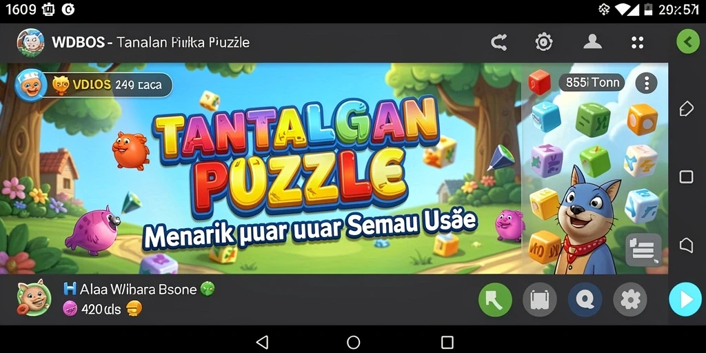 Tampilan gameplay WDBOS yang menantang dan menarik.