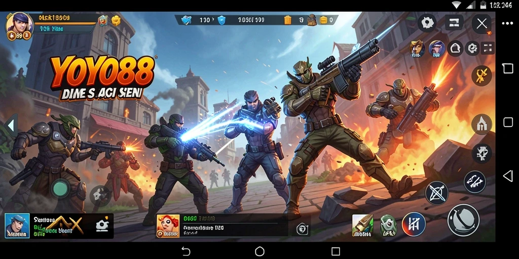 Tampilan gameplay seru dalam YOYO88 yang penuh aksi.